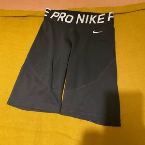 Nike Dri-fit pro biker shorts with mesh panels size small